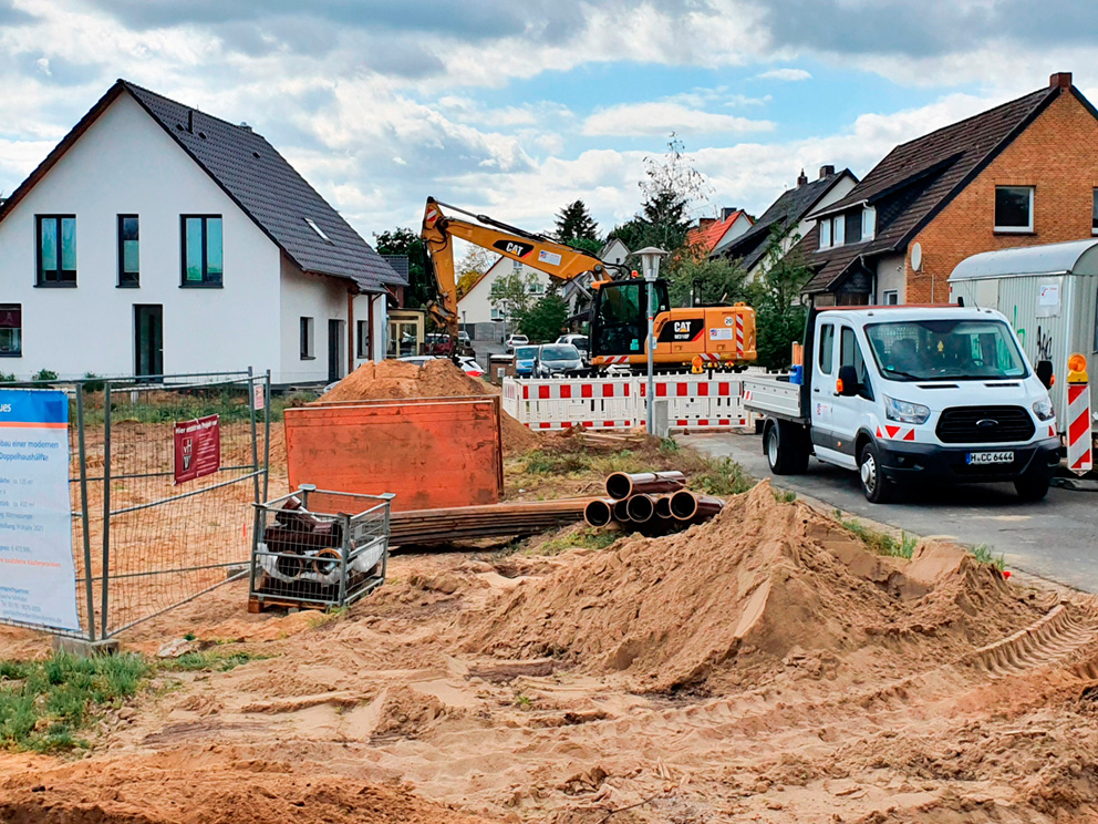 Objekte Allensteiner Straße in Wedemark / Bissendorf im Bau